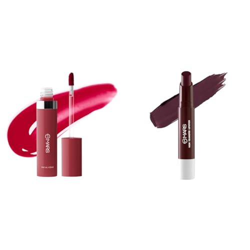MARS Drip Lip Mist for Women (4.5 ml) (04-Strawberry Drip) Matte Super Stay Lipstick | Up to 12 Hours Long Lasting | Smudge Proof and Waterproof Lipstick for Women (2.6 gm) (18-MYSTICAL)