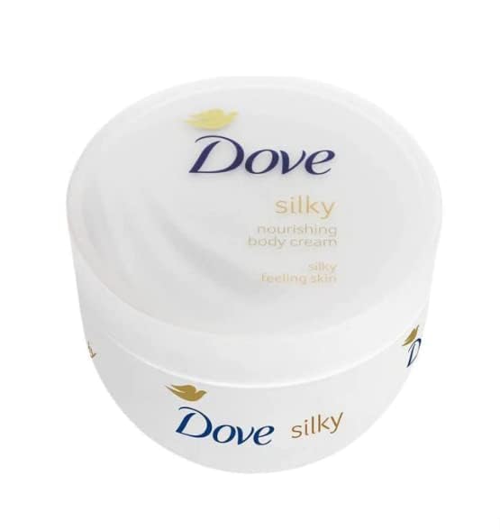 Dove Silky Soft Feeling Skin Nourishing Body Cream Pampering Lotion - 300ml Tub