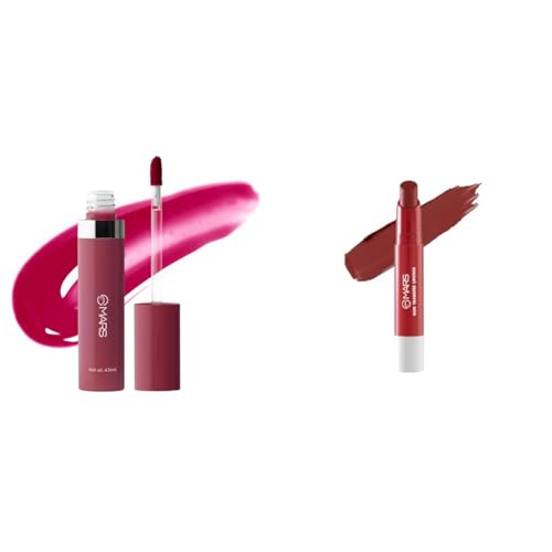 MARS Drip Lip Mist for Women (4.5 ml) (08-Plum Drip) Matte Super Stay Lipstick | Up to 12 Hours Long Lasting | Smudge Proof and Waterproof Lipstick for Women (2.6 gm) (05-MAJESTIC)