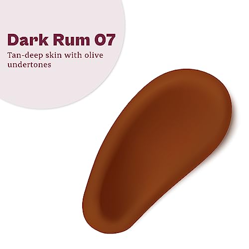 Typsy Beauty Hangover Proof Full Coverage Liquid Concealer|Full Coverage,Natural Matte Finish|Covers Acne,Scars&Blemishes|Blurs Fine Lines,Pores&Wrinkles For All Skin Types|Dark Rum 07(5.8 G),1 Count