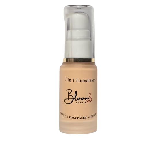 Bloom Beauty 3IN1 Foundation – Buttercream Glow | Lightweight Formula |Flawless Matte Finish