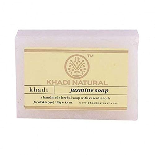 Khadi Naturals Ayurvedic handmade bathing soap Bar Combo Natural Soap Set 125 g (Pack of 10) With Free Loofah
