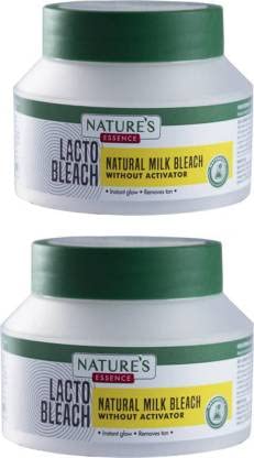 Nature's Essence Lacto Bleach Tan Removal Cream (Pack of 2) (50 g)