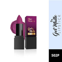 Blue Heaven Get Matte Lipstick | Soft Matte Finish and Lightweight Formula | Intense Pigment | Long-Lasting Lipsticks For Women | 502 | 4GM