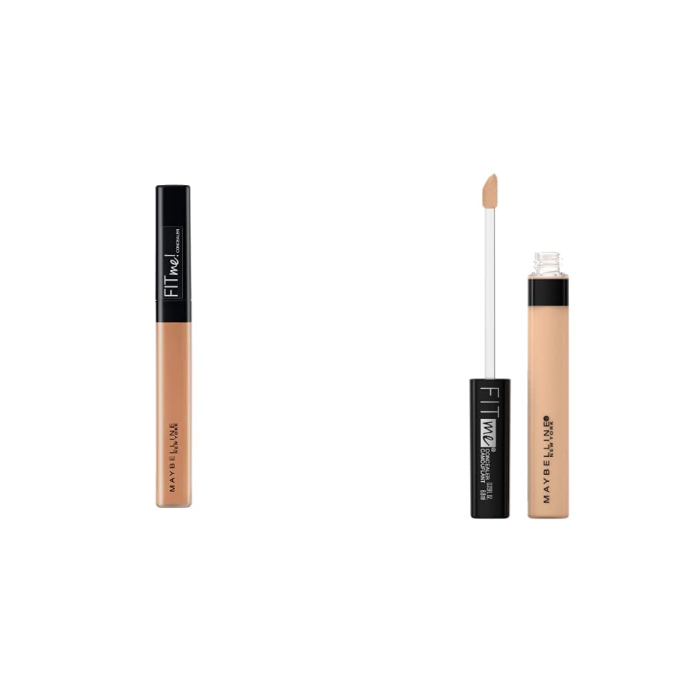 Maybelline New York Fit me Concealer, 30 Honey, 6.8ml and Maybelline New York Fit Me Concealer, 25 Medium, 6.8ml
