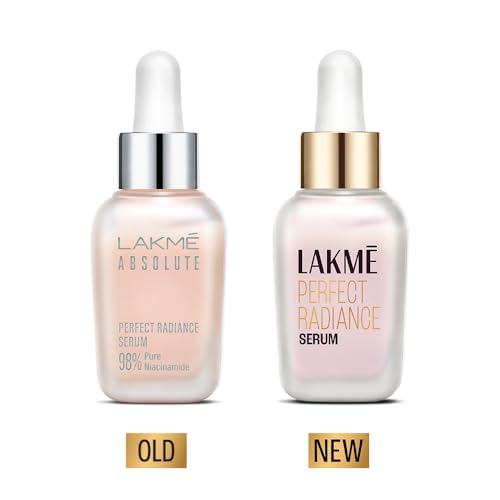 LAKMÉ Absolute Perfect Radiance Skin Brightening Face Serum With Niacinamide, Witch Hazel, Vita-Resorcinol For Radiant & Glowing Skin, 30 Ml
