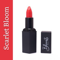 Bloom Beauty Bullet Lipstick Creamy Matte Finish Hydrating & Long-Lasting,Scarlet Bloom