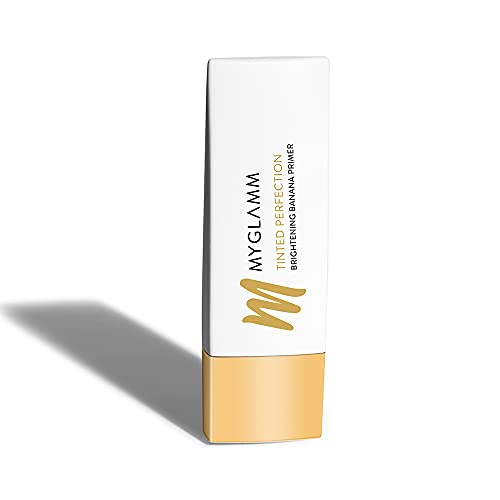 MyGlamm Tinted Perfection Brightening Banana Primer -27g- Banana | Yellow |Tinted Primer | Lightweight Formula