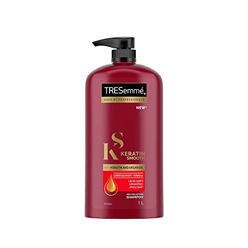 Tresemme Keratin Smooth Shampoo,With Keratin And Argan Oil For Straighter, And Shinier Hair, 1 Ltr and Tresemme Hair Fall Defense Conditioner, With Keratin Protein, Prevents Hair Fall, 190 ml