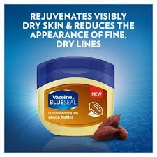 Vaseline Blueseal Cocoa Butter Rich Conditioning Jelly, 50ml