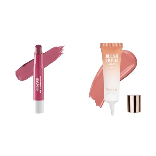 MARS Matte Super Stay Lipstick |(2.6 gm) (16-ANGEL WINGS) Liquid Blush Hour | Dewy-Matte Finish | Highly Pigmented | Lightweight & Long-Lasting Formula | Effortless Application (12 ml) (01-DAWN)