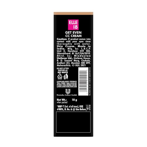 Elle 18 Geteven CC Full All Skin Cream Caramel 18Gm