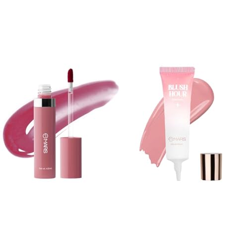 MARS Drip Lip Mist for Women (4.5 ml) (02-Mulberry Drip) Liquid Blush Hour | Dewy-Matte Finish | Highly Pigmented | Lightweight & Long-Lasting Formula | Effortless Application (12 ml) (03-SUNKISSED)