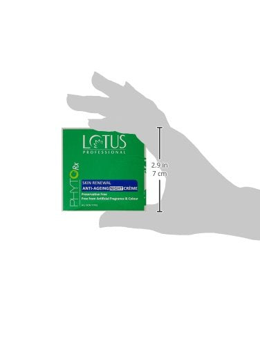 Lotus Professional Phyto Rx Skin Renewal Anti Ageing Night Cream, Natural, 50 g