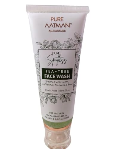 Face wash for women and Acne Prone Skin with Neem & Tea Tree Dry Skin Pigmentation Oily Skin Glowing Skin Sensitive Skin Spot Tan Removal Brightening 100 ml
