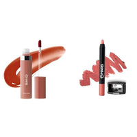 MARS Drip Lip Mist for Women (4.5 ml) (01-Peachy Drip) Reapplication Long Lasting Crayon Lipstick up to 12 Hours Stay (3.5 gm) (12-I Am Fierce)