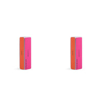Colorbar Quickfix 4-Way Nail Buffer II Shape, Smooth, Buff & Polish nails (Pack of 2)