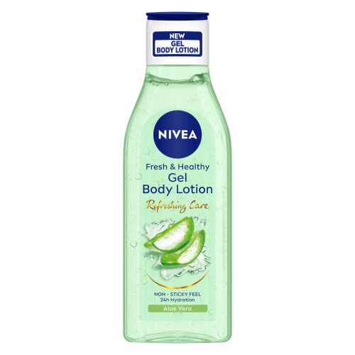 NIVEA Gel Body Lotion 200 ml | Aloe Vera | Refreshing Care For 24H Hydration | Non-Sticky | Fast Absorbing for Fresh And Healthy Skin