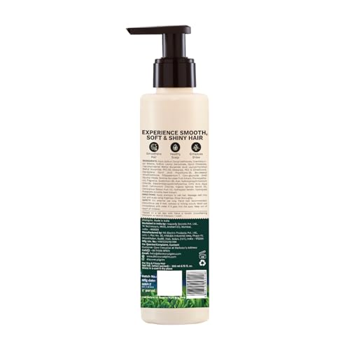 Pilgrim Patuá & Keratin Hair SMOOTHENING SHAMPOO for Dry & Frizzy hair | Sulphate & Paraben free shampoo for Women & Men | Hair Smoothening & healthy scalp | 200 ml