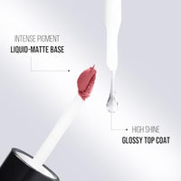 Staze 9to9 Gloss Lock 2-in-1 Liquid Lipstick | Lip Gloss For Long-lasting Fuller & Pump-up pigmented Lipstick | Transfer-proof & 12hrs long stay with Intense Color Payof f | Lightweight & Comfortable | 01 I'M Cute | 7g