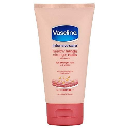 Vaseline Intensive Care Hand Cream for Healthy and Stronger Nails, 75ml