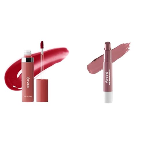 MARS Drip Lip Mist for Women (4.5 ml) (07-Pomelo Drip) Reapplication Matte Super Stay Lipstick | Up to 12 Hours Long Lasting | Smudge Proof and Waterproof Lipstick for Women (2.6 gm) (14-ENCHANTED)