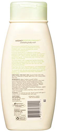 Aveeno Positively Radiant Body Wash Exfoliating 18 Ounce (532ml)