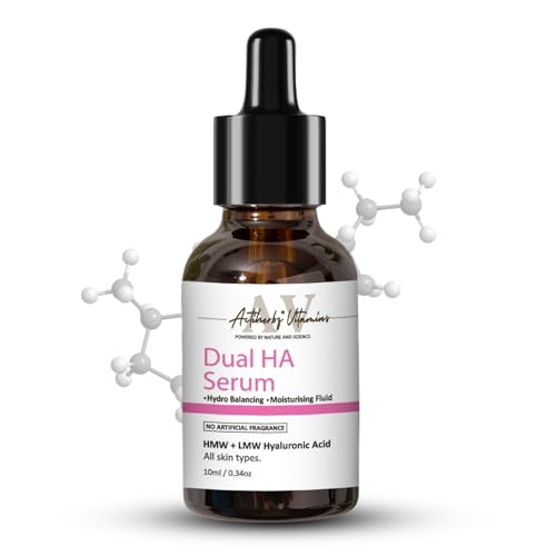 ACTIHERBZ vitamins DUAL Hyaluronic Acid Face Serum For Plum Youthful Skin, Hydrating Face Serum For Fine lines | 10 ML