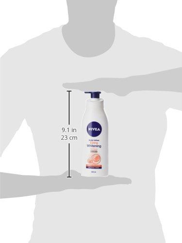 NIVEA Body Lotion Natural Glow, Cell Repair, Spf 15 & 50X Vitamin C 400ml (Pack of 3)