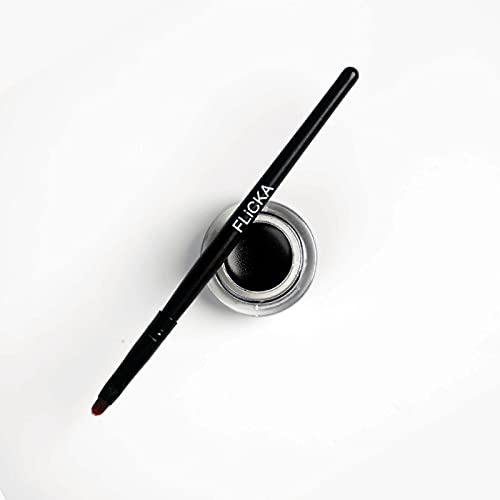 FLiCKA FLiCKA - Draw N Dance Gel Eyeliner| Smudge Proof & Water-Resistant |Easy Dip & Stroke|Lasts Upto 16Hrs l Matte Eyeliner For Women, 5g