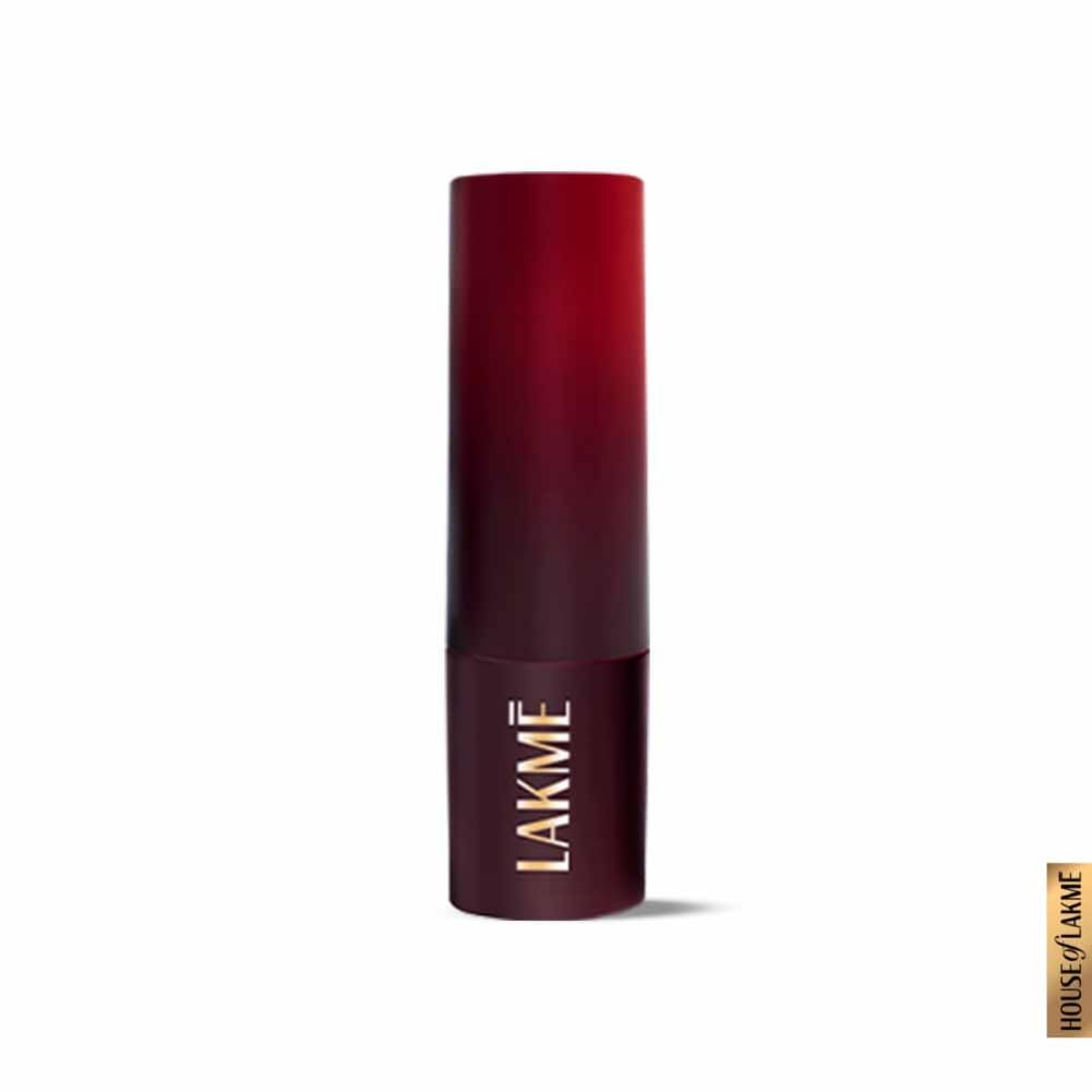 Lakmé Forever Matte Lipstick, Made With French Rose Oil Extracts, Red Marsala, 4.5G