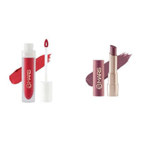 MARS Matte Liquid Lip Color | Long Lasting | Non-Transfer & Waterproof Lipstick for Women (4.5 ml) (21-Red Luck) Creamy Matte Long Lasting Lipstick for Women (3.2 gm) (17-Sultry Samba)