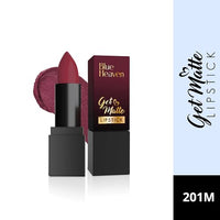 Blue Heaven Get Matte Lipstick | Soft Matte Finish and Lightweight Formula | Intense Pigment | Long-Lasting Lipsticks For Women | 201 | 4GM