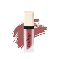 MyHues Lip Comfort Matte Liquid Lipstick Warm Brown (Chashni) - 5ml, Non-Drying Matte Finish | Transferproof Lipstick