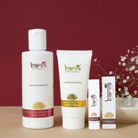 Barva Dry Skin Special | Natural Skincare For Face & Body | Made With Ghee, Aloe Vera, Vitamin -E | 3-Products Set | Mango Butter, Pomegranate Body Lotion & Lip Balm.