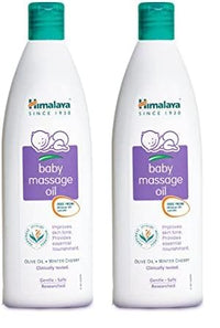 Himalaya Baby Massage Oil (200ml, White) (Pack of 2)
