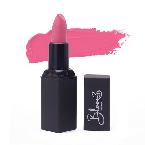 Bloom Beauty Bullet Lipstick Creamy Matte Finish Hydrating & Long-Lasting,Rosy Blush