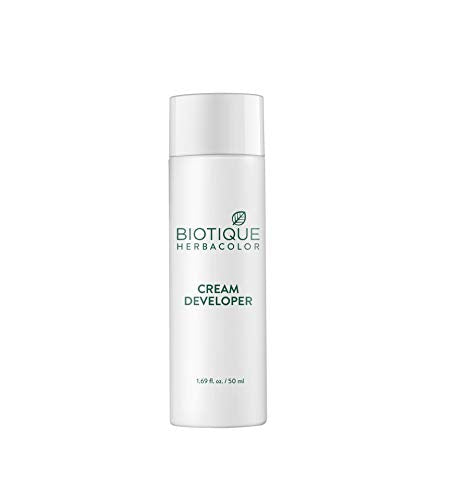 Biotique Herbcolor Conditioning Hair Colour l Ammonia Free Hair Color l 9 Organic Herbal Extracts l Natural and Healthy Shine l 50g + 110ml| Natural Black 1N (Pack of 1)