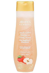 Jovees Herbal Apple Cider Vinegar & Ylang Ylang | Hair Regrowth Shampoo For Dry & Frizzy Hair | Natural Ingredients | No Sulphate No Paraben |For Men & Women 300ml