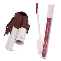 Juice Marron Royale - M06 Kiss Sensation Lipstick & Lovely Lilac - M17 Color Luxe Liquid Lipstick with Goodness of Bio Retinol, & SPF 15 UV Protection