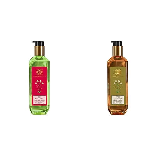 Forest Essentials Hair Cleanser, Bhringraj and Shikakai, 200ml & Forest essentials Hair Cleanser Japapatti & Brahmi 200ml