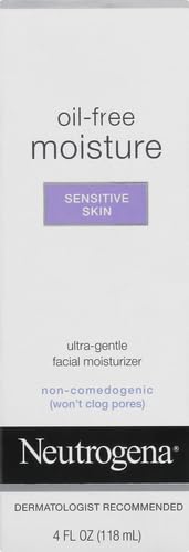 Neutrogena Oil Free Moisture, Sensitive Skin, 4 Oz