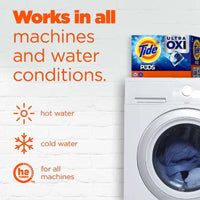 Tide PODS Laundry Detergent Pacs, 4-In-1 Ultra Oxi, 104 Ct.