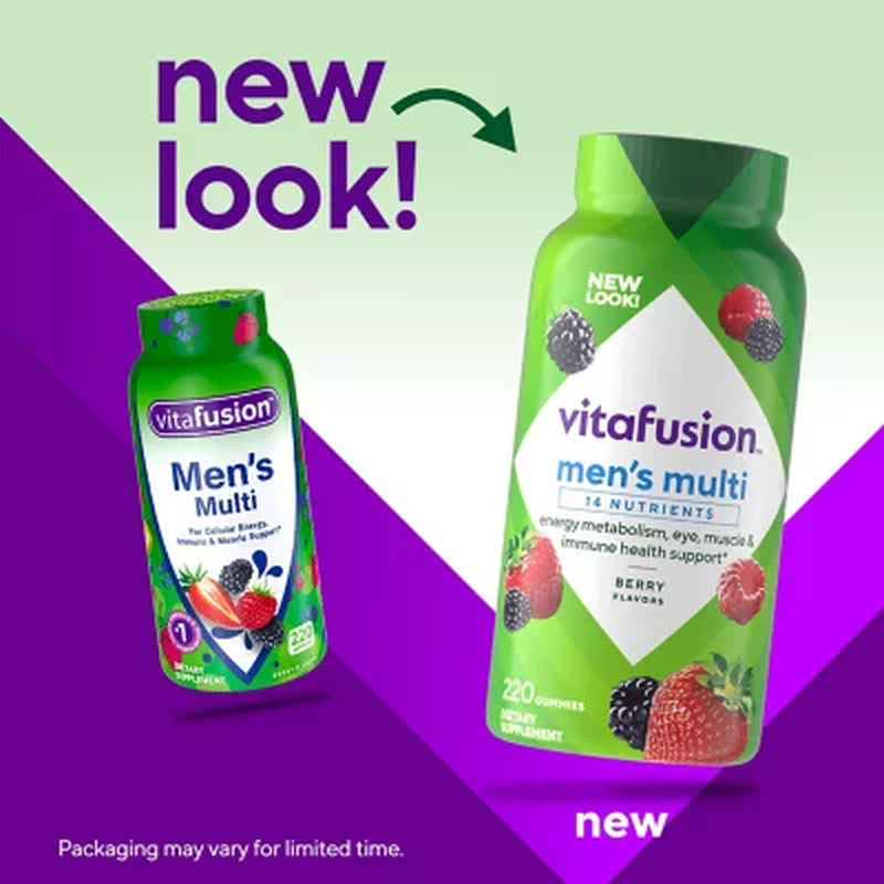 Vitafusion Men'S Multivitamin Gummies, 220 Ct.