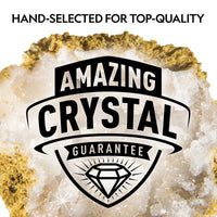 NATIONAL GEOGRAPHIC Break Open 15 Premium Geodes, Includes Goggles, Detailed Learning Guide, 3 Display Stands, STEM Science Toy & Educational Gift