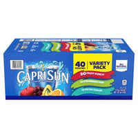 Capri Sun Variety Pack 6 Fl. Oz. Pouches, 40 Pk.