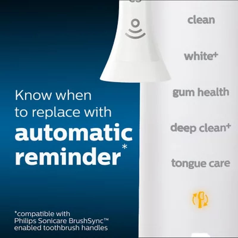 Philips Sonicare Optimal Plaque Control Replacement Brush Heads, 8 Ct.