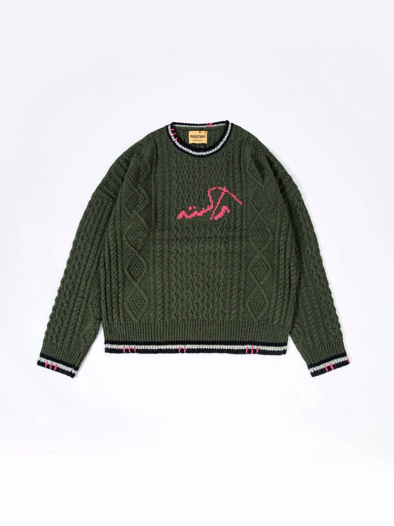 Raastah - Cable - knit Logo Sweater