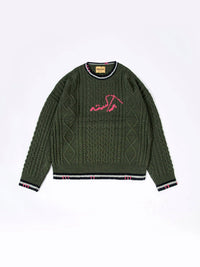 Raastah - Cable - knit Logo Sweater