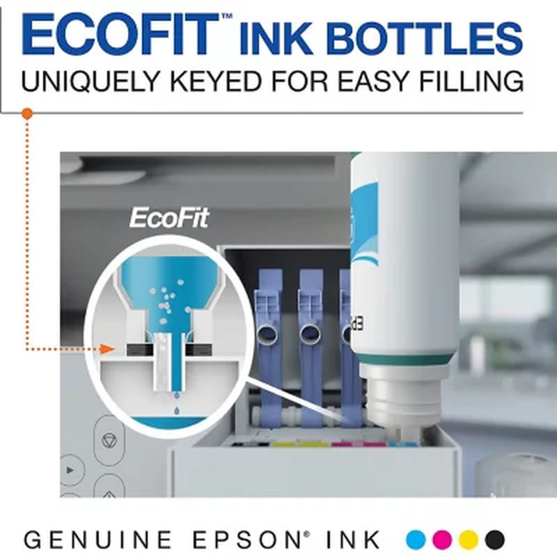 Epson T542 Black and Color Ink Bottles, Club Pack